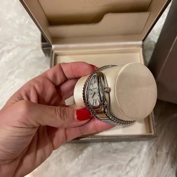 BVLGARI Tubogas Serpenti Stainless Steel Watch - Picture 6 of 11